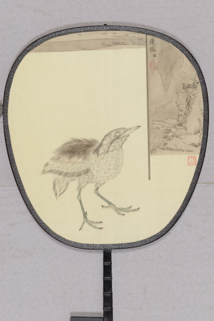 《靜對(duì)· 雪霽  絹本水墨》